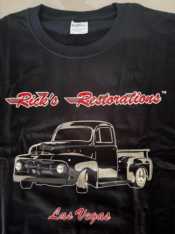 Ricks Restorations Tshirt Ricks truck
