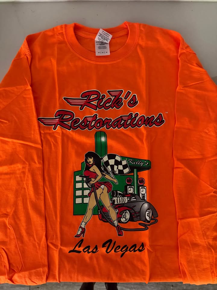 Ricks Restorations Orange Long Sleeve Kelly Gas